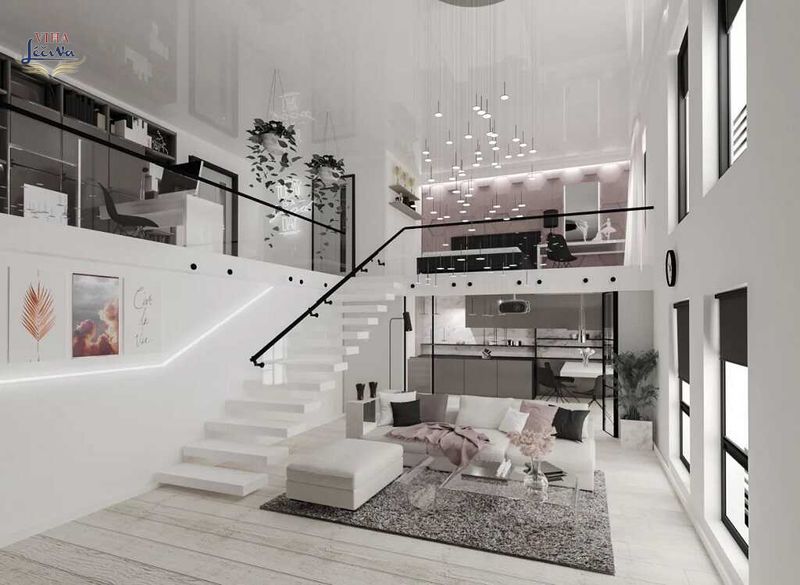 Thiết kế căn hộ Duplex cho thuê Viha Leciva