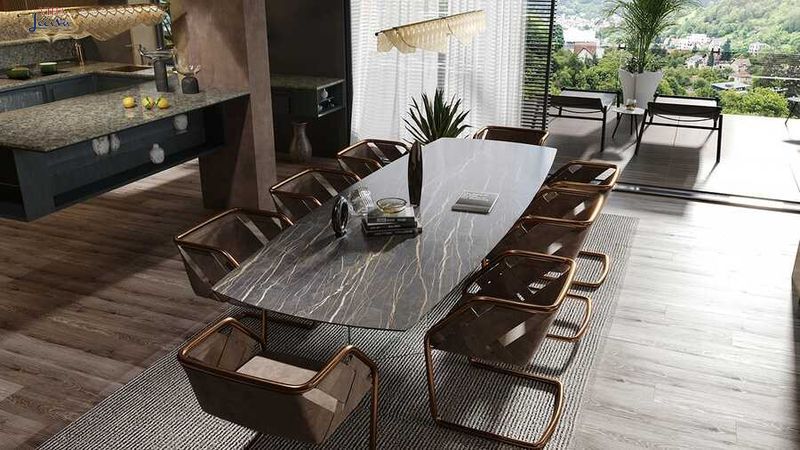 Khu vực ăn uống trong Penthouse Viha Leciva