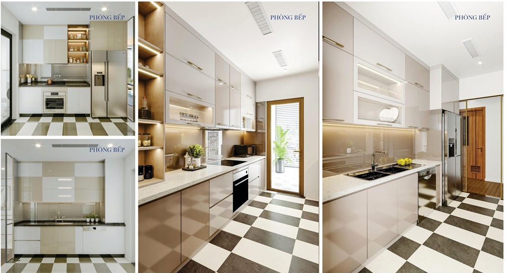 Khu vực bếp hoàn hảo chỉ có tại Viha Leciva